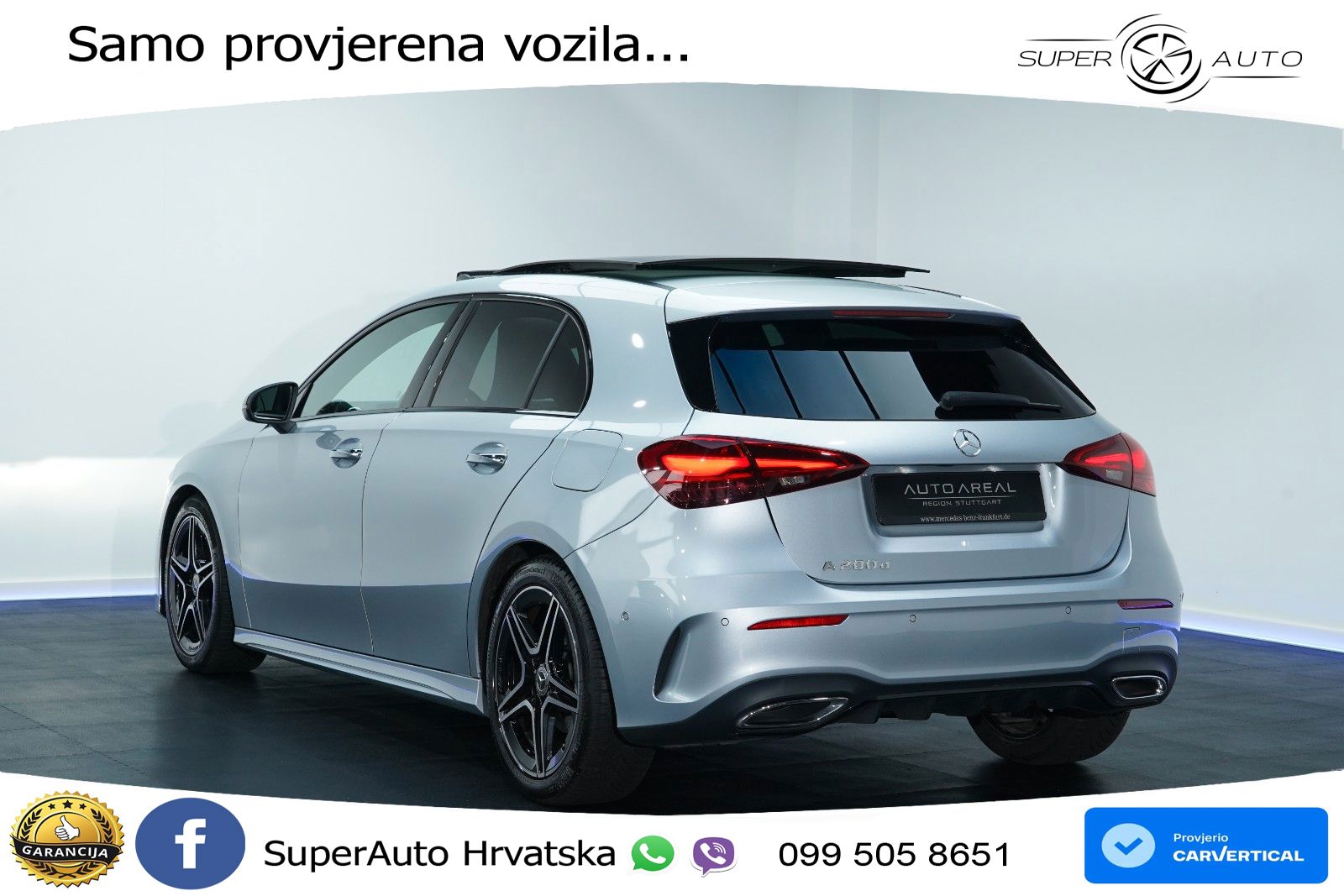Mercedes-Benz A 200d 8G-DCT AMG LED+GR SJED+ACC