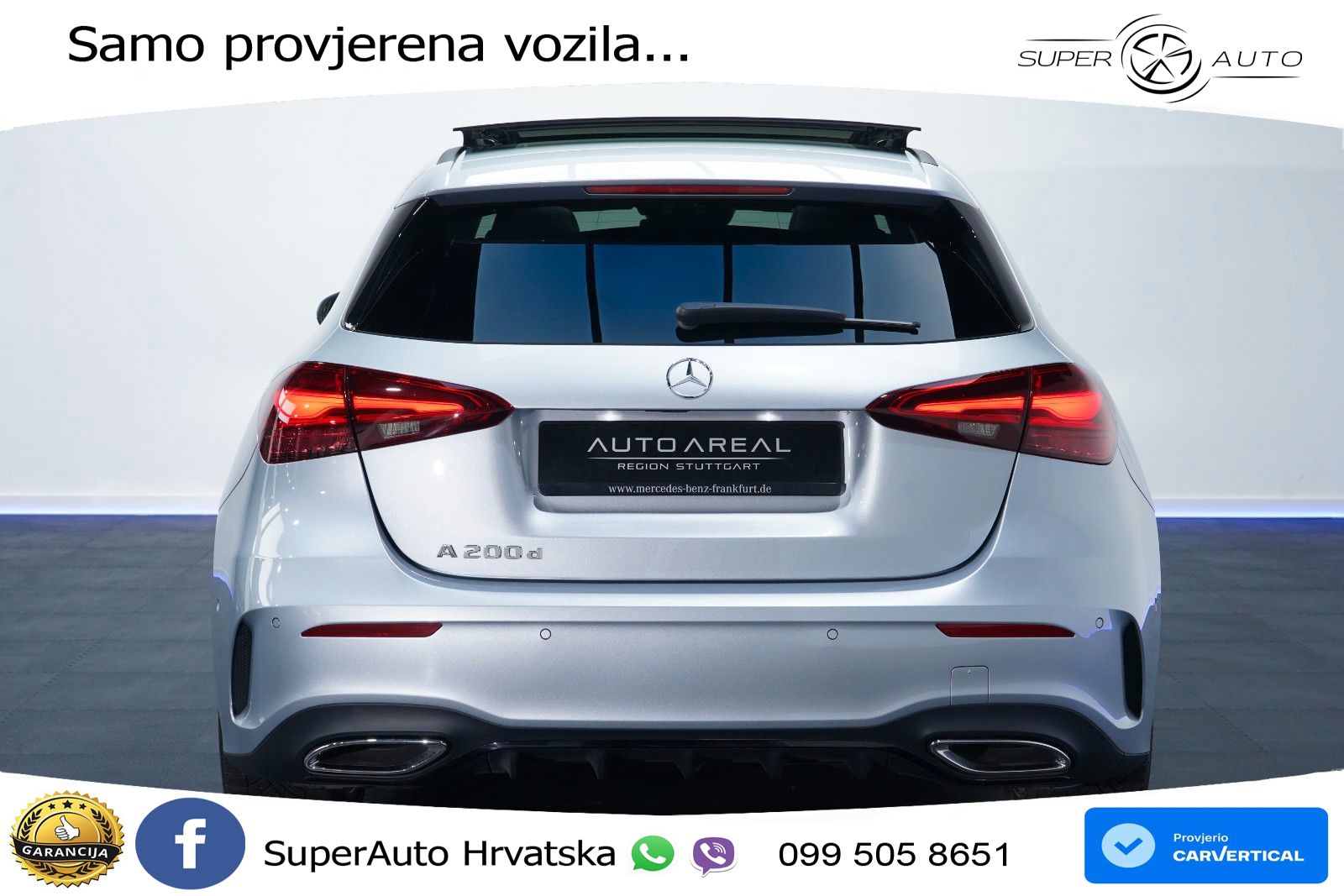 Mercedes-Benz A 200d 8G-DCT AMG LED+GR SJED+ACC