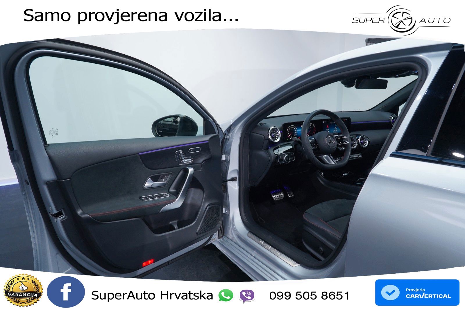 Mercedes-Benz A 200d 8G-DCT AMG LED+GR SJED+ACC