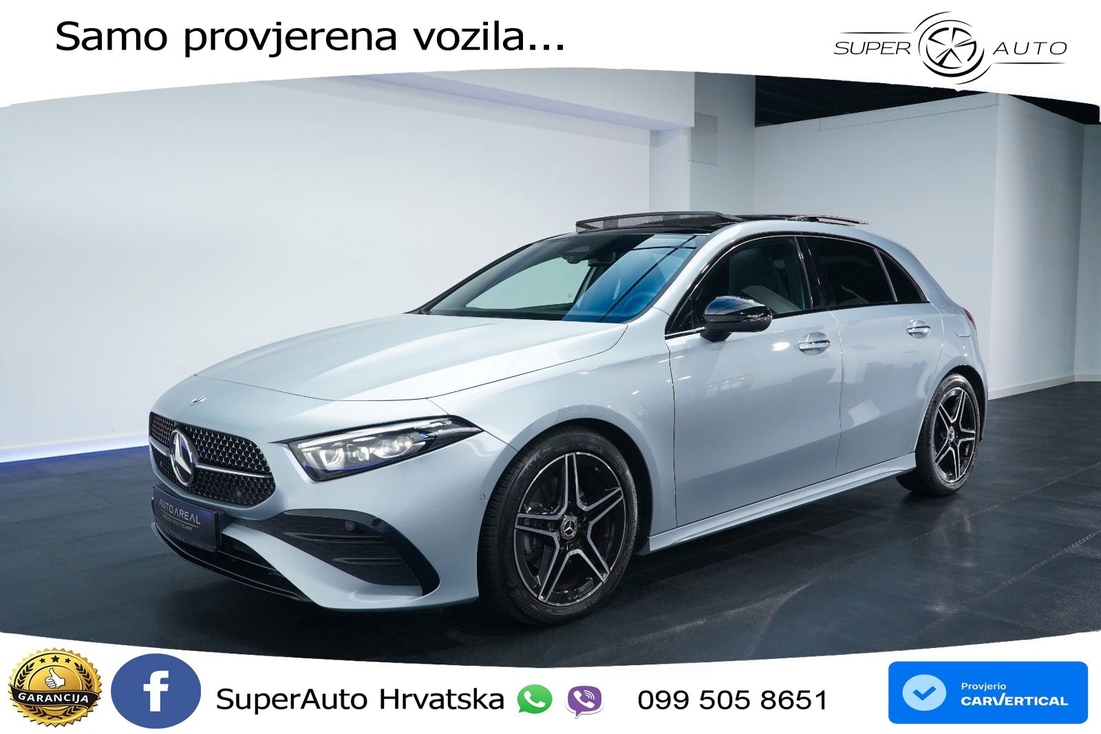 Mercedes-Benz A 200d 8G-DCT AMG LED+GR SJED+ACC
