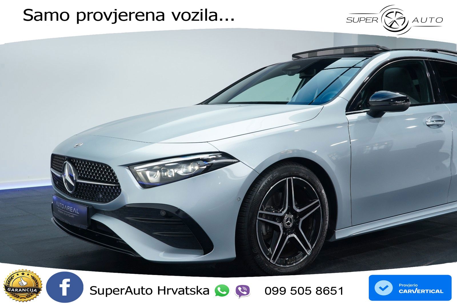 Mercedes-Benz A 200d 8G-DCT AMG LED+GR SJED+ACC