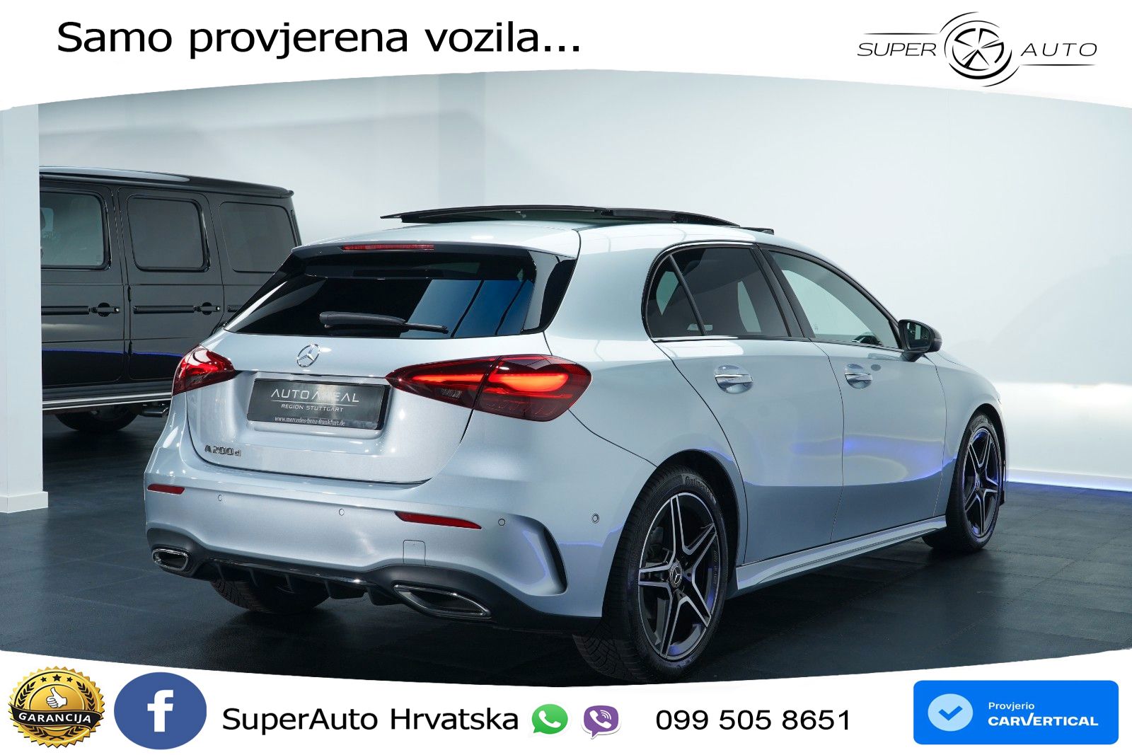Mercedes-Benz A 200d 8G-DCT AMG LED+GR SJED+ACC