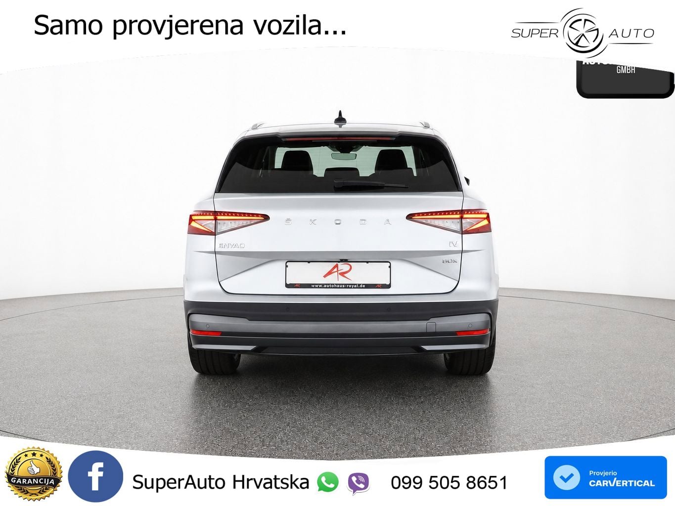 Škoda Enyaq iV 80x 82 kWh (265 KS) AWD LED+GR SJED+ACC