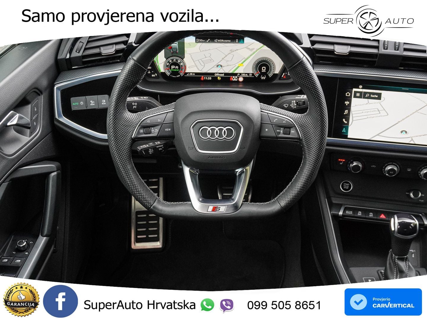 Audi Q3 Sportback 45 TFSI (245 KS) quattro S tronic S line LED+GR SJED+ACC
