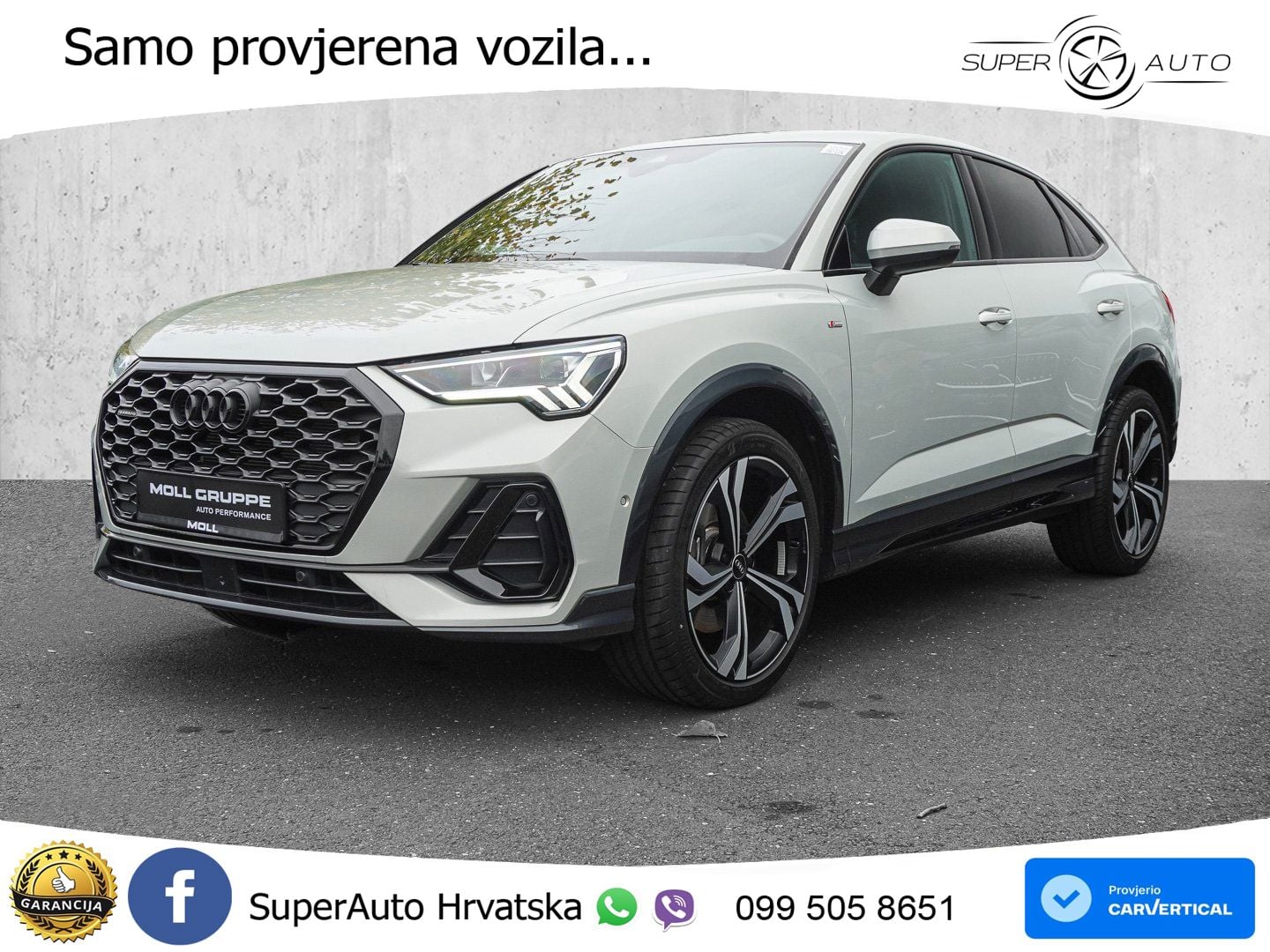 Audi Q3 Sportback 45 TFSI (245 KS) quattro S tronic S line LED+GR SJED+ACC