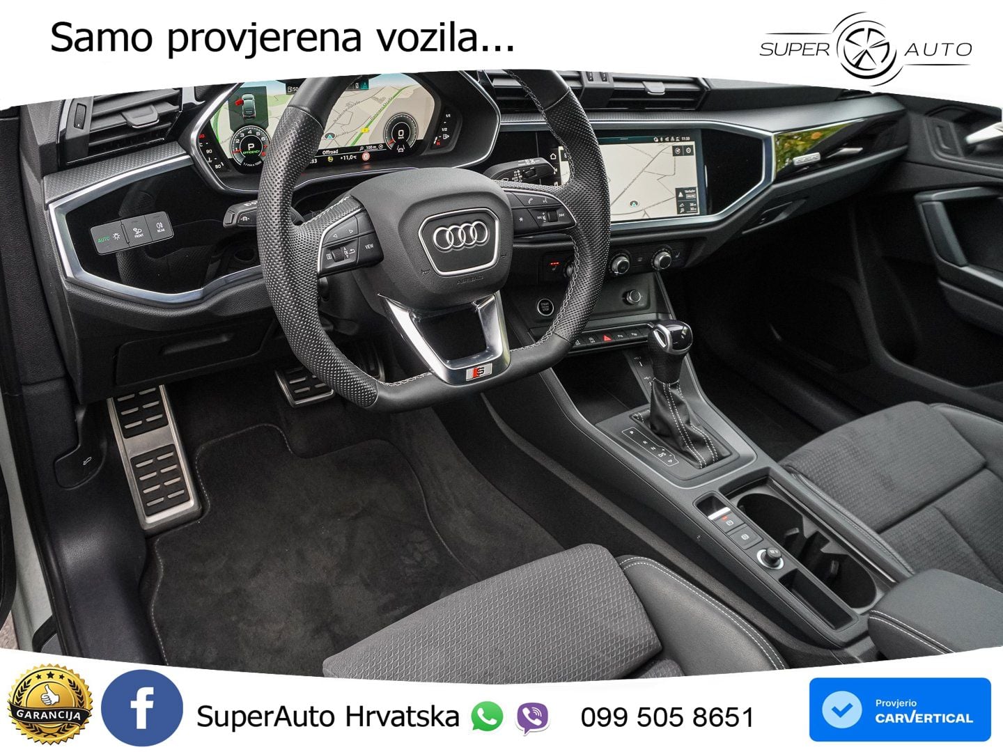 Audi Q3 Sportback 45 TFSI (245 KS) quattro S tronic S line LED+GR SJED+ACC