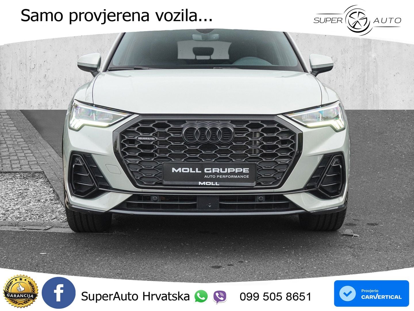 Audi Q3 Sportback 45 TFSI (245 KS) quattro S tronic S line LED+GR SJED+ACC
