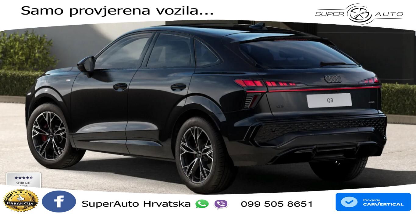 Audi Q3 Sportback 2.0 TDI (193 KS) quattro S tronic LED+GR SJED+ACC