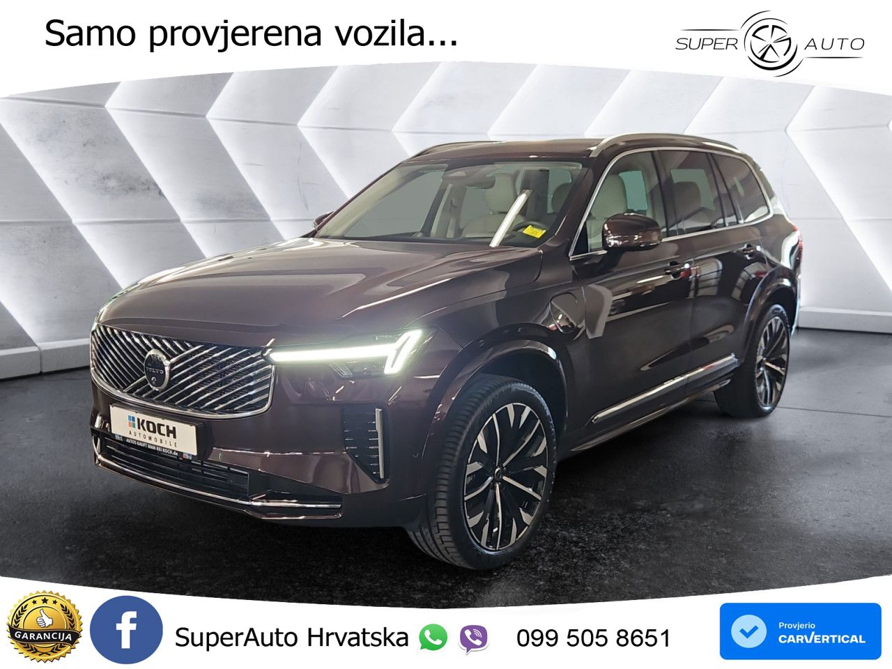 Volvo XC90 2.0 T8 AWD Automatic MATRIX+GR SJED+KAM