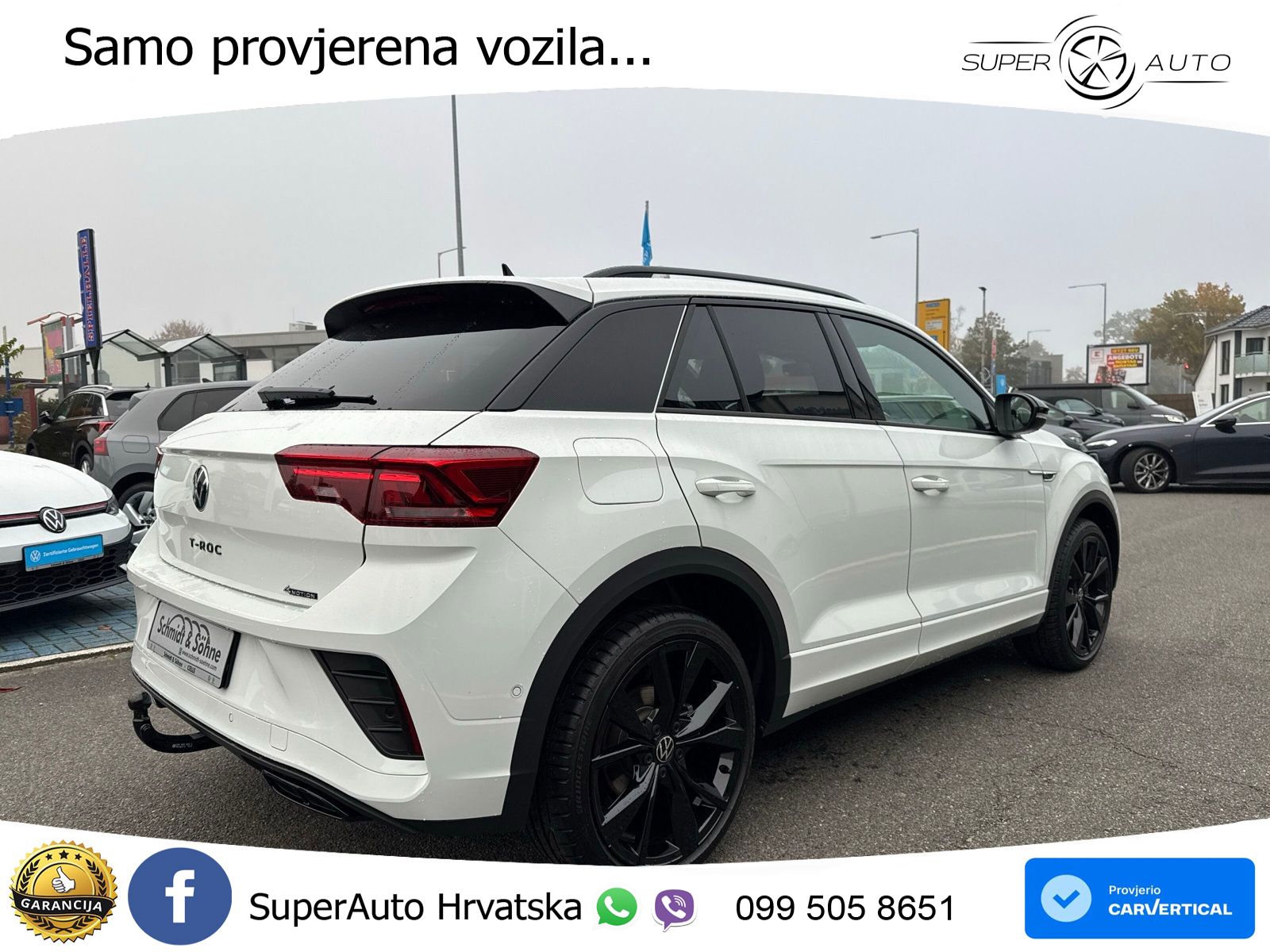 Volkswagen T-Roc 2.0 TSI (190 KS) 4M DSG R-Line LED+GR SJED+ACC