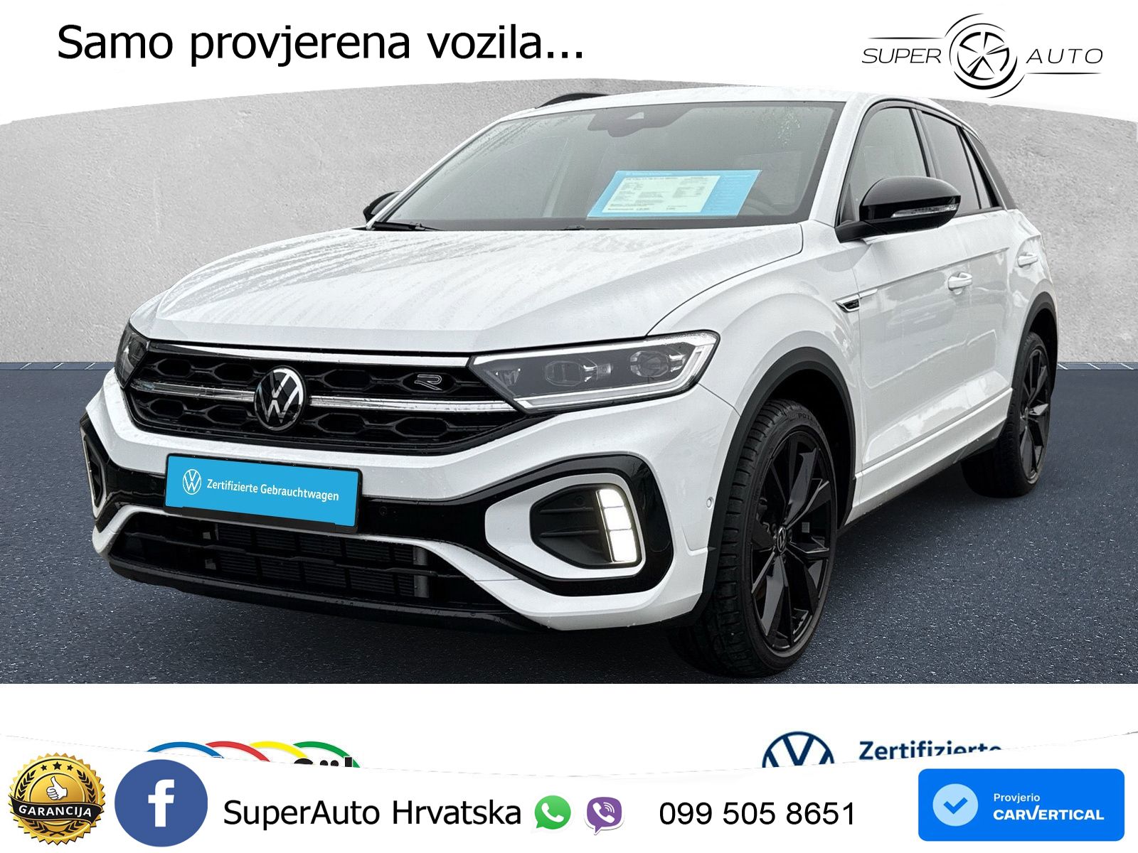 Volkswagen T-Roc 2.0 TSI (190 KS) 4M DSG R-Line LED+GR SJED+ACC