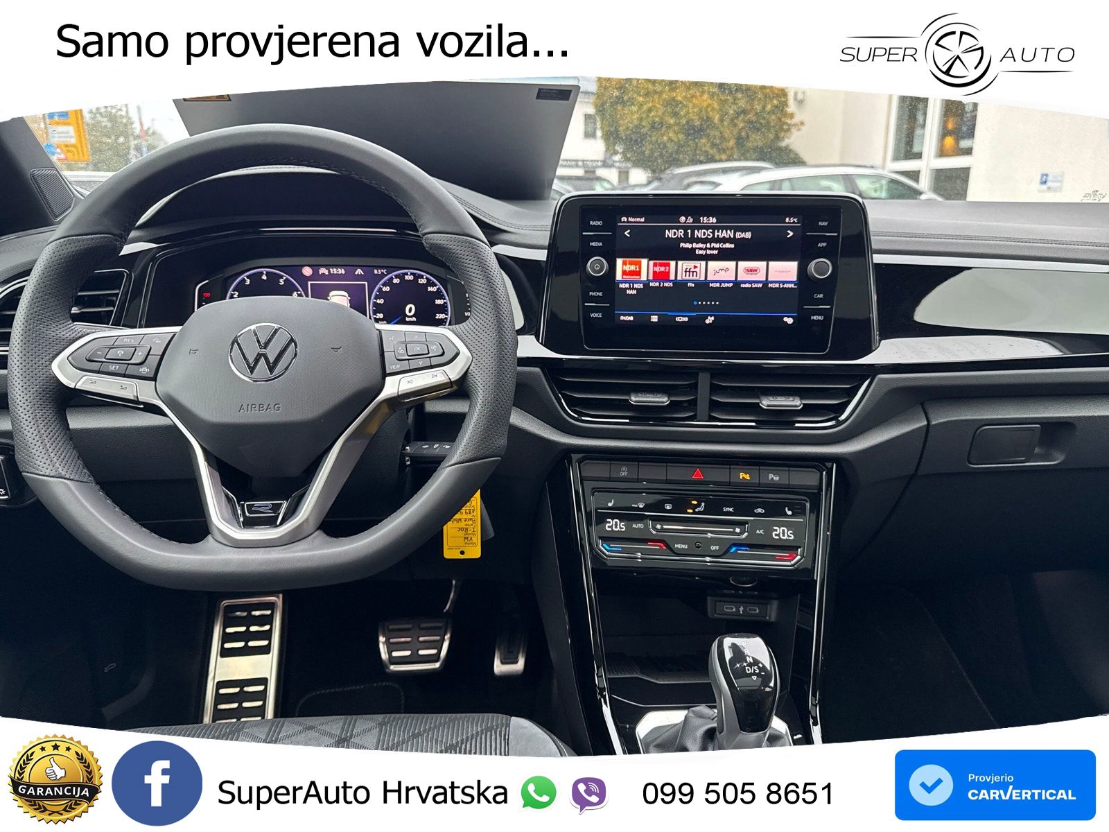 Volkswagen T-Roc 2.0 TSI (190 KS) 4M DSG R-Line LED+GR SJED+ACC