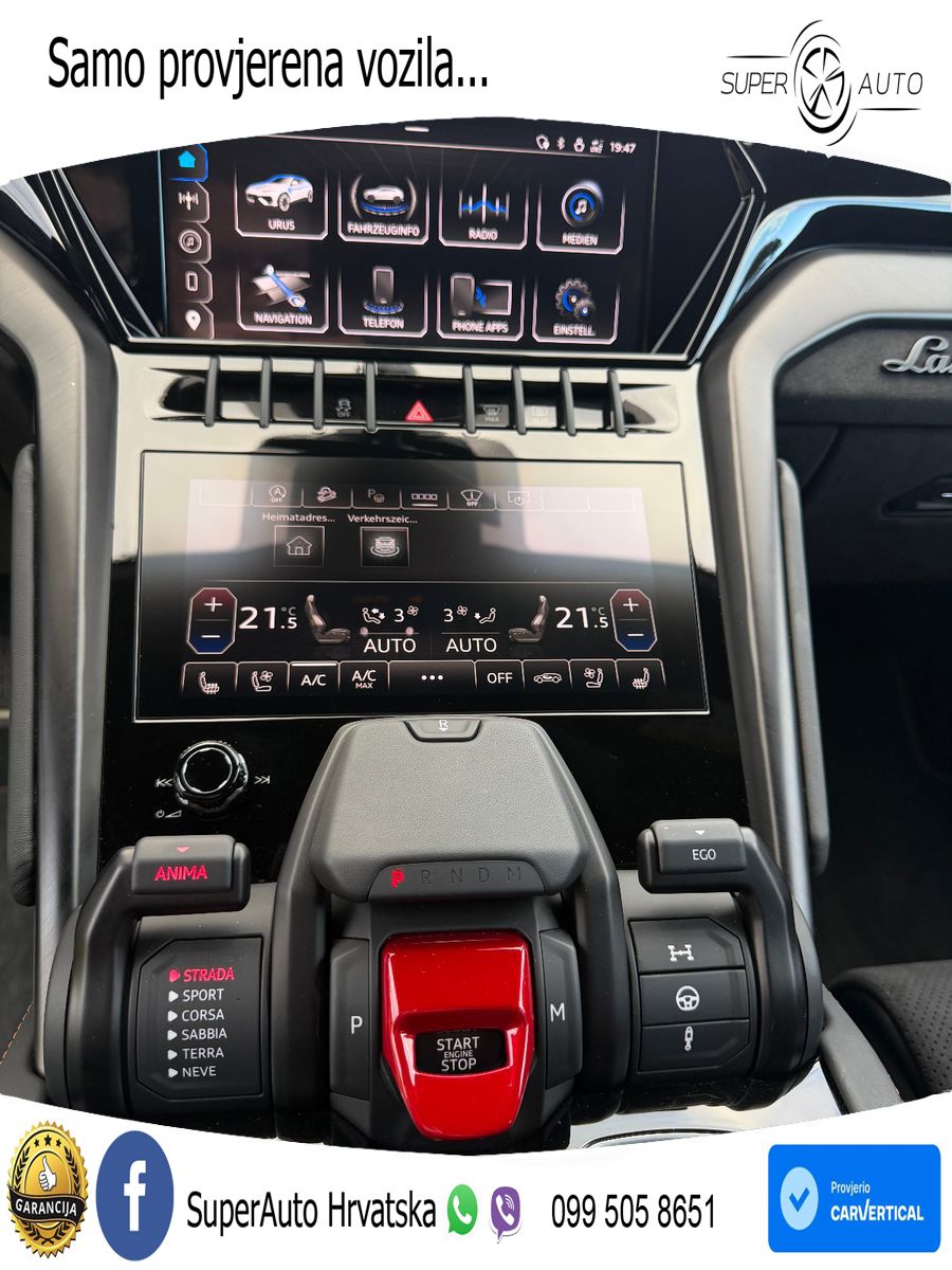 Lamborghini Urus S 4.0 V8 (666 KS) 4WD Automatic LED+GR SJED+ACC