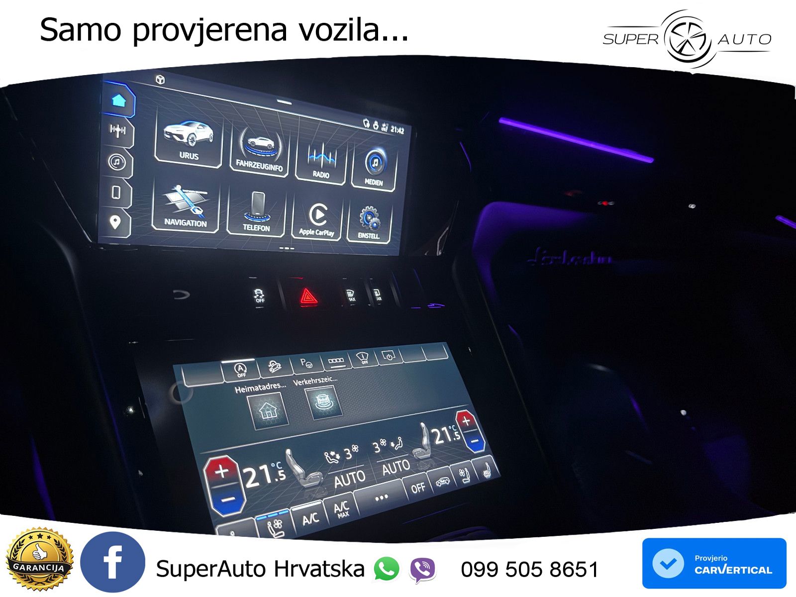Lamborghini Urus S 4.0 V8 (666 KS) 4WD Automatic LED+GR SJED+ACC