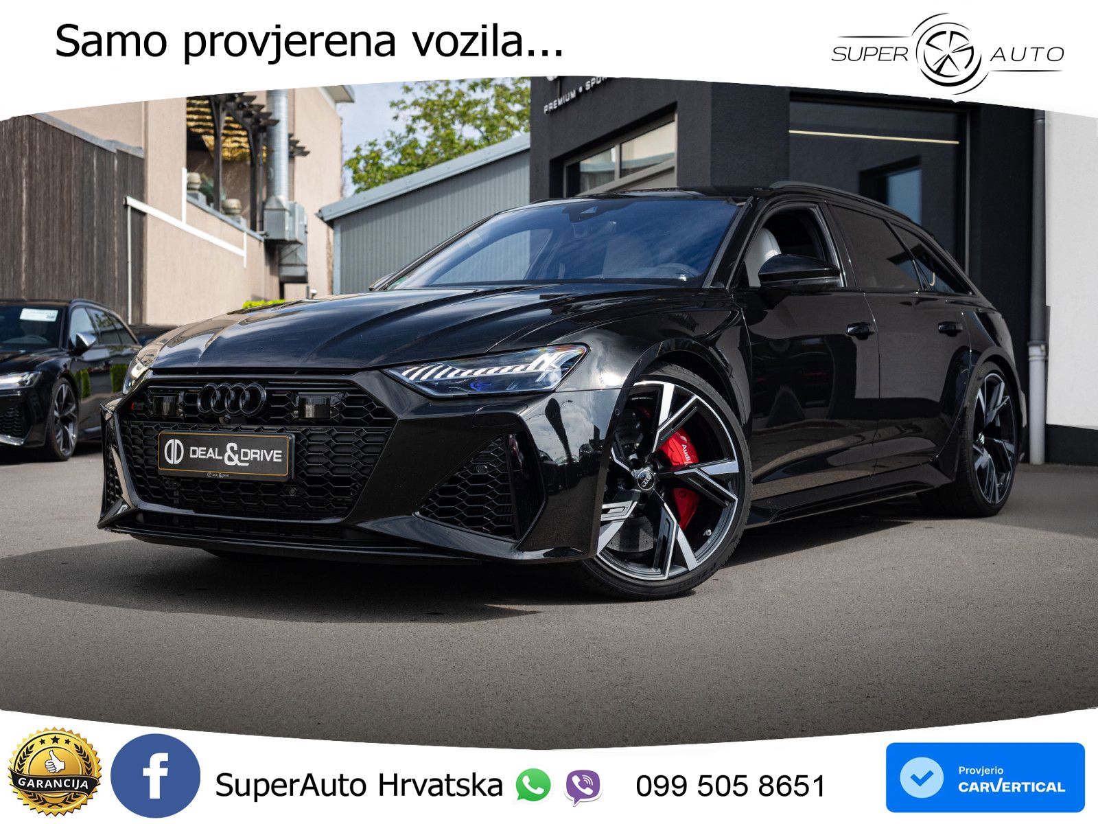 Audi RS6 Avant 4.0 TFSI V8 (600 KS) quattro Tiptronic Kuka LED+GR SJED+ACC