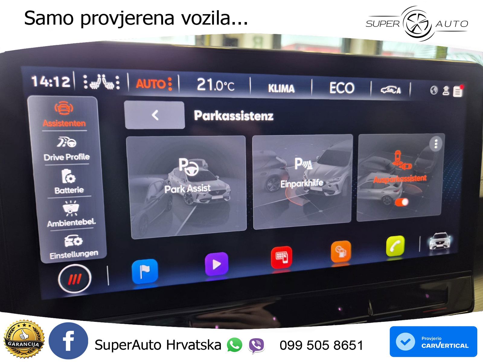 Cupra Formentor 1.4 TSI (245 KS) e-Hybrid DSG VZ LED+GR SJED+ACC