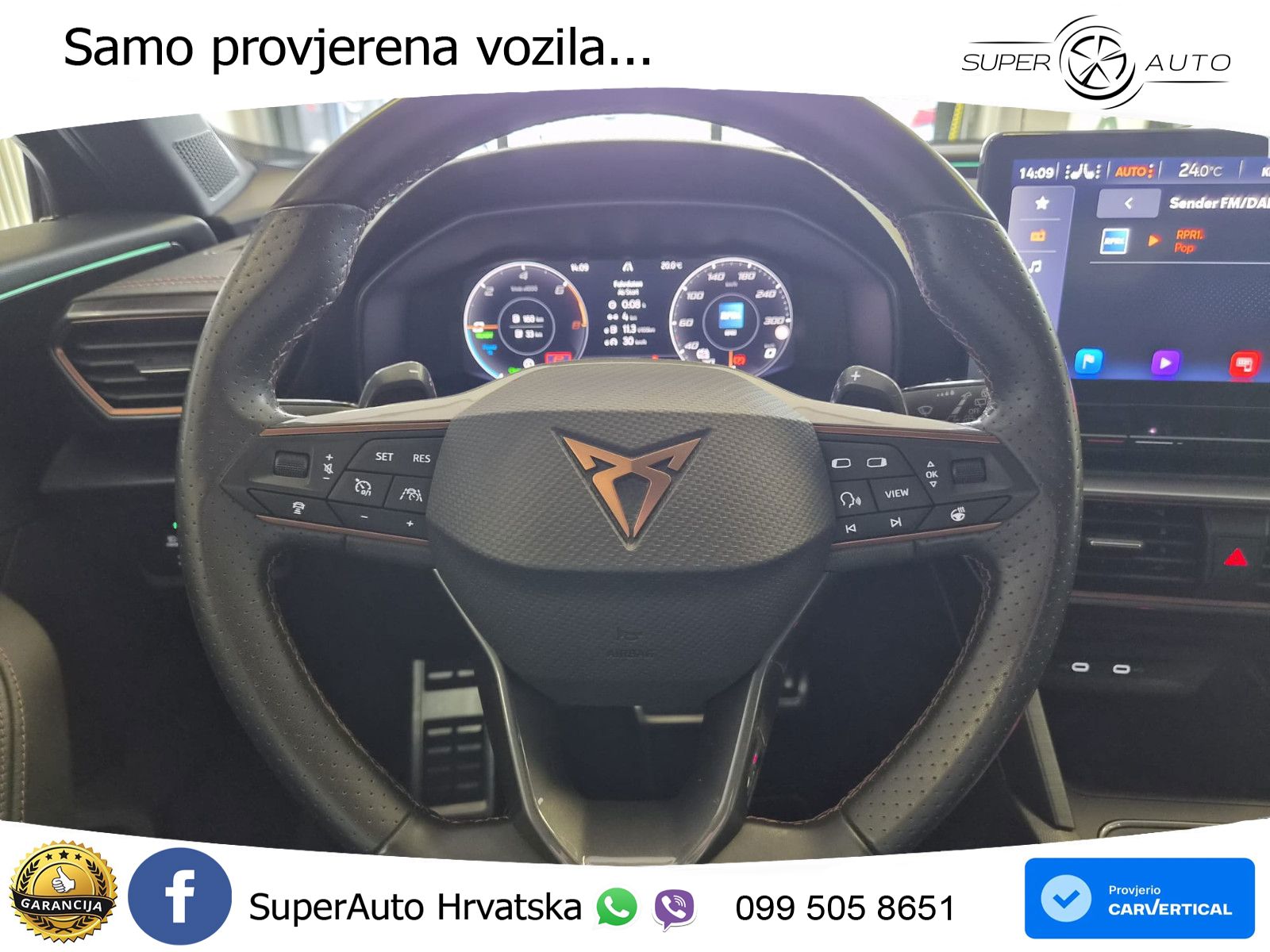 Cupra Formentor 1.4 TSI (245 KS) e-Hybrid DSG VZ LED+GR SJED+ACC