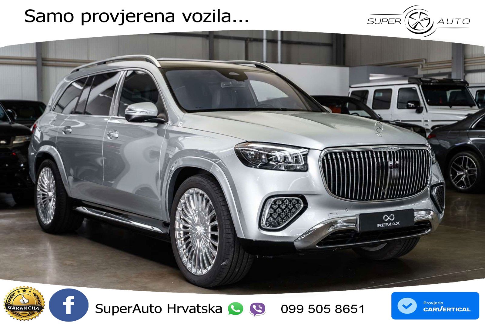 Mercedes Maybach GLS 600 V8 (557 KS) EQ Boost 4MATIC 9G-TRONIC ACC+HEAD+4xGR SJED+360+PANO