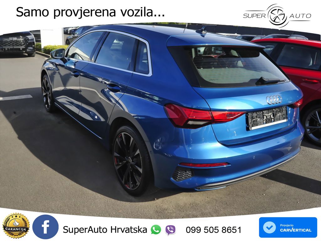 Audi A3 40 TFSIe (204 KS) S tronic LED+GR SJED+ACC