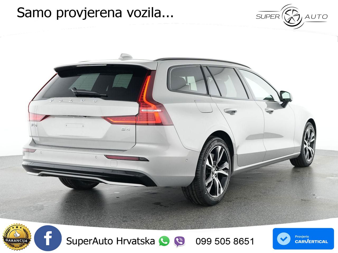 Volvo V60 2.0 B4 Benzin DCT ACC+HEAD+4xGR SJED+360+PANO