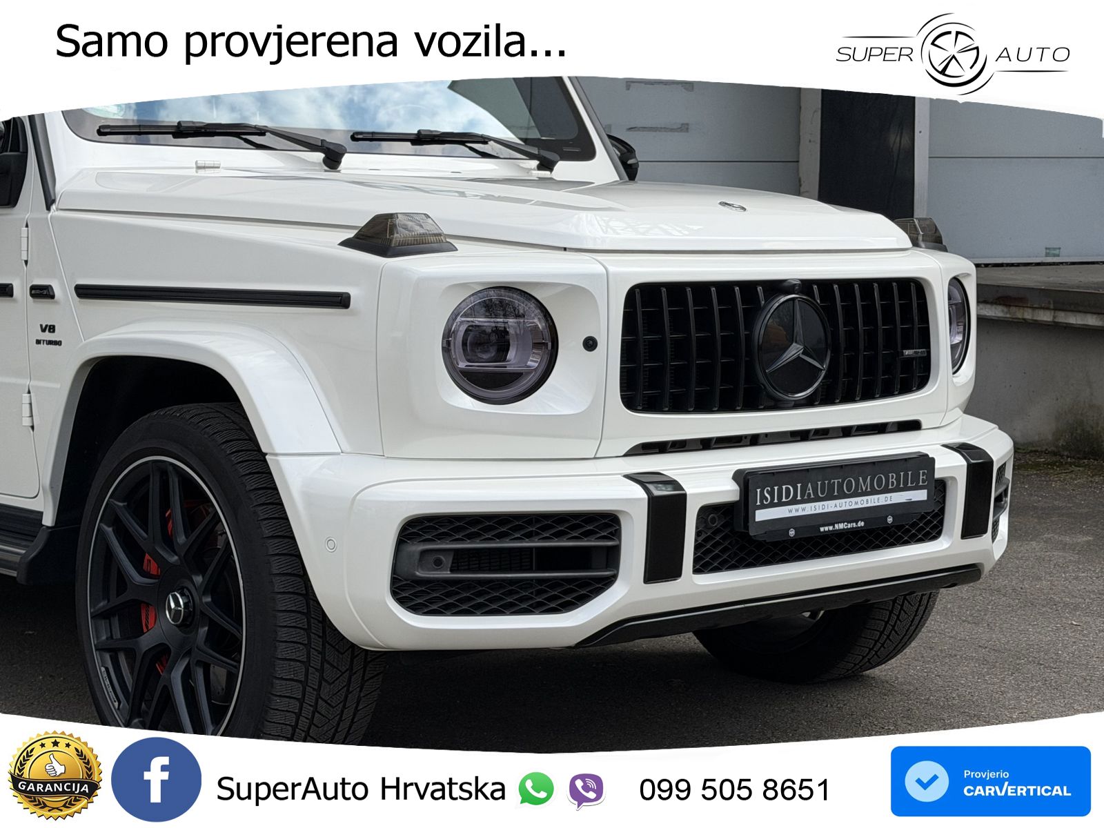 Mercedes AMG G 63 Long V8 (585 KS) 4MATIC 9G-TRONIC AMG SPEEDSHIFT PLUS Manufaktur LED+GR SJED+ACC