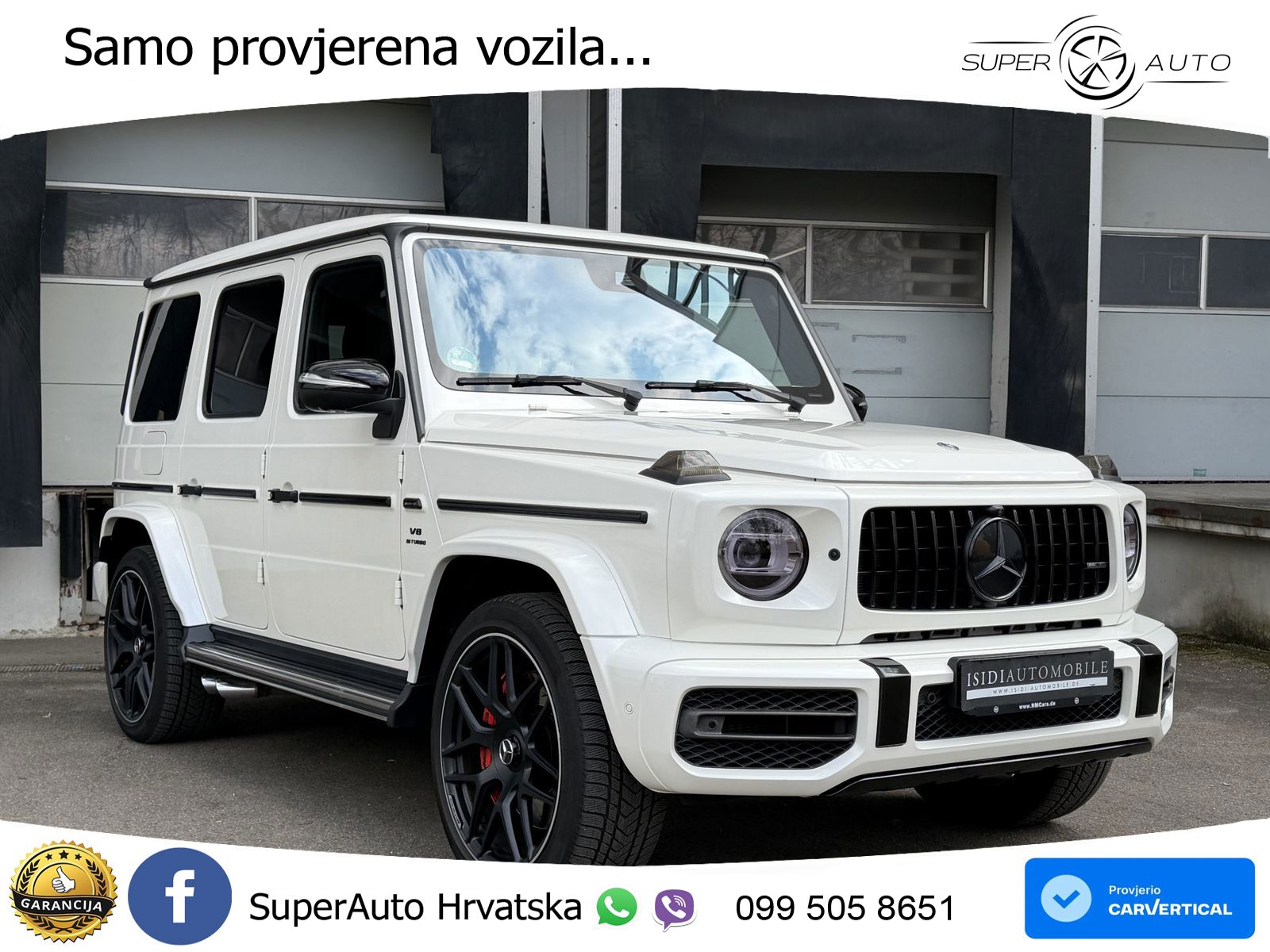 Mercedes AMG G 63 Long V8 (585 KS) 4MATIC 9G-TRONIC AMG SPEEDSHIFT PLUS Manufaktur LED+GR SJED+ACC