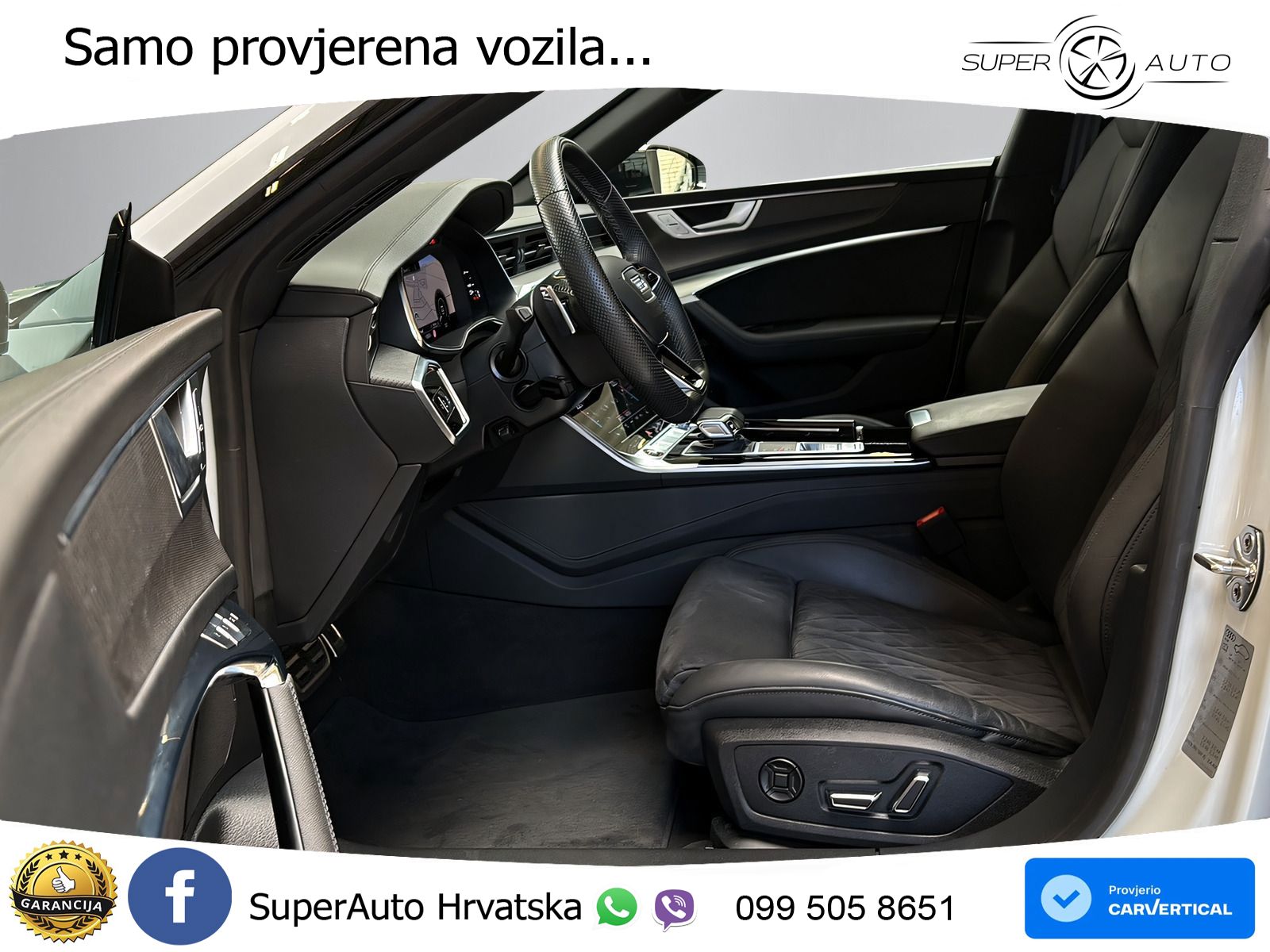 Audi RS7 4.0 TFSI V8 (600 KS) quattro tiptronic ZRAČNI+ACC+GR SJED+KAM+PANO