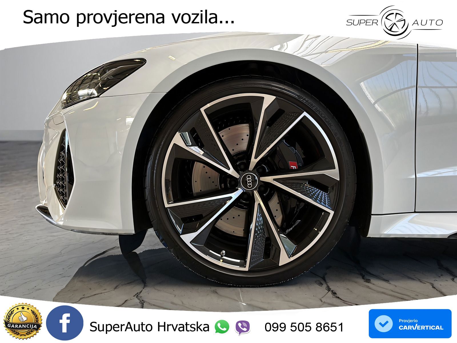 Audi RS7 4.0 TFSI V8 (600 KS) quattro tiptronic ZRAČNI+ACC+GR SJED+KAM+PANO