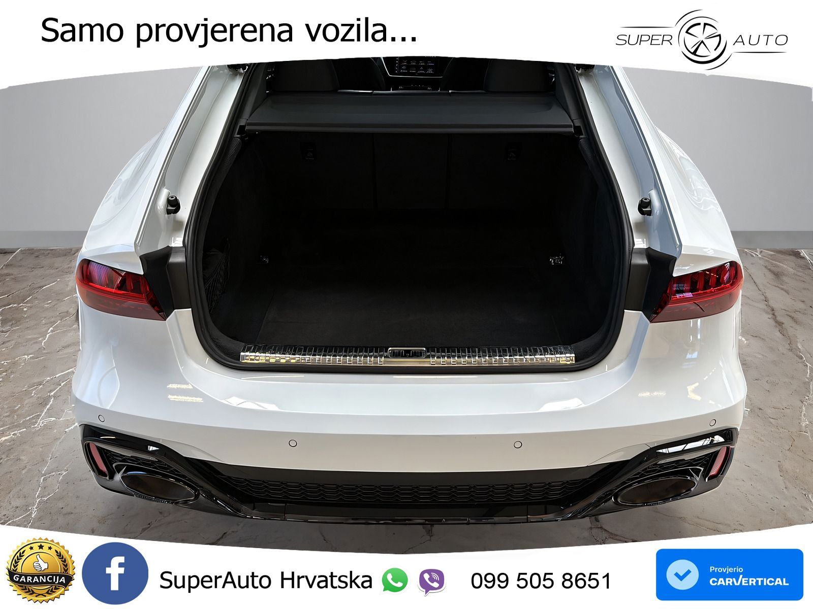 Audi RS7 4.0 TFSI V8 (600 KS) quattro tiptronic ZRAČNI+ACC+GR SJED+KAM+PANO