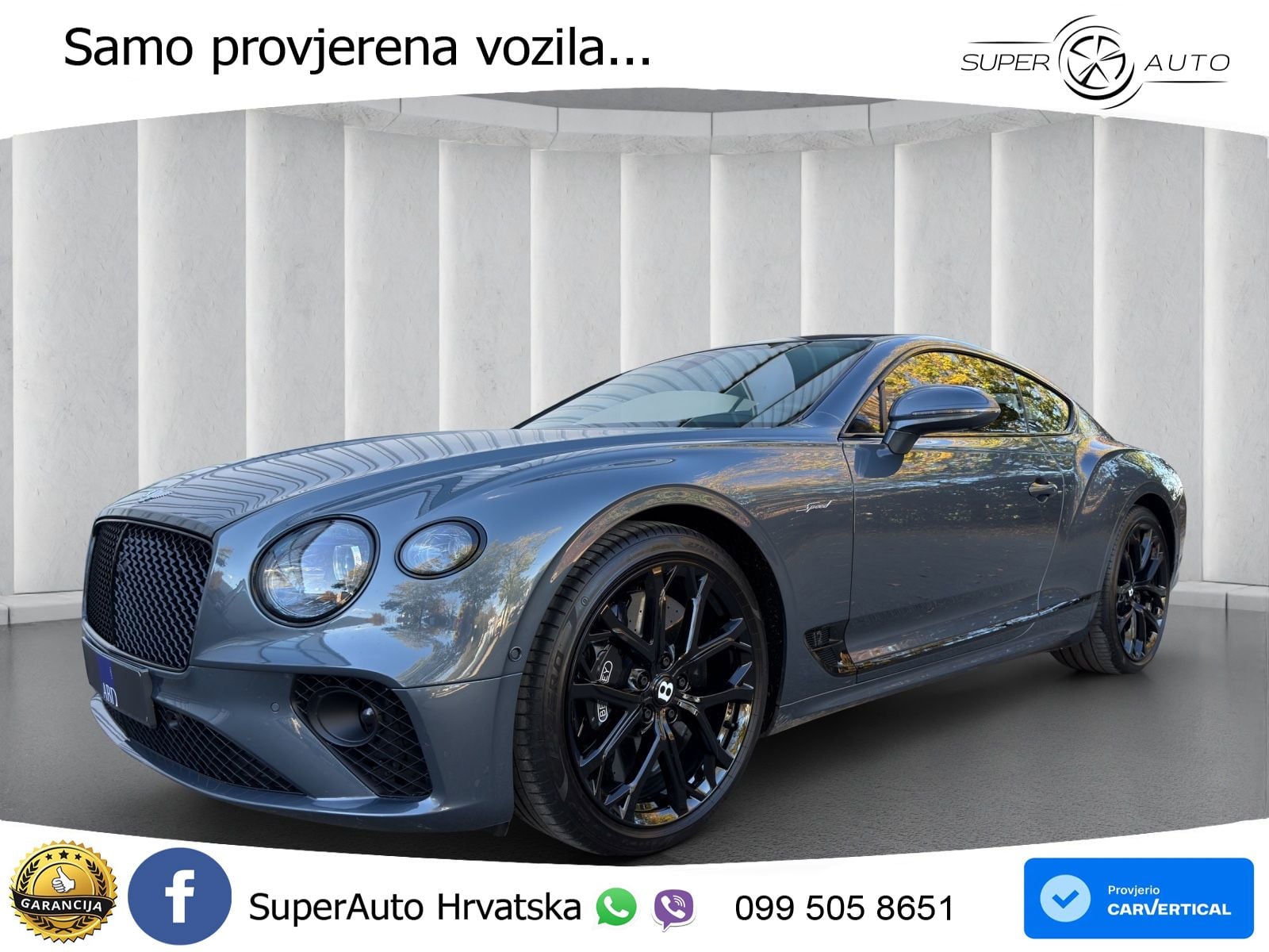 Bentley Continental GT III Speed 6.0 TSI W12 (659 KS) AWD DCT LED+GR SJED+ACC