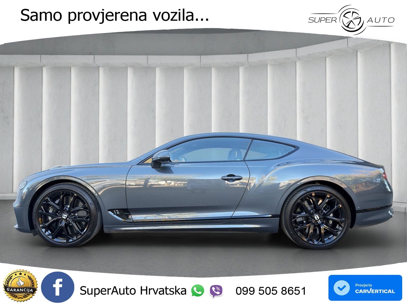 Bentley Continental GT III Speed 6.0 TSI W12 (659 KS) AWD DCT LED+GR SJED+ACC