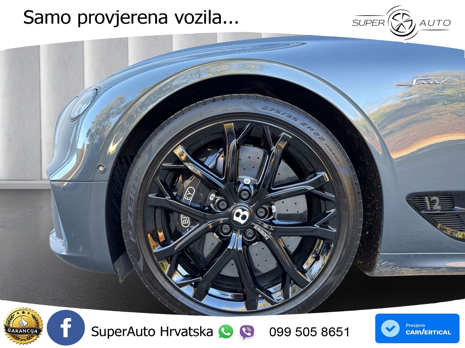 Bentley Continental GT III Speed 6.0 TSI W12 (659 KS) AWD DCT LED+GR SJED+ACC