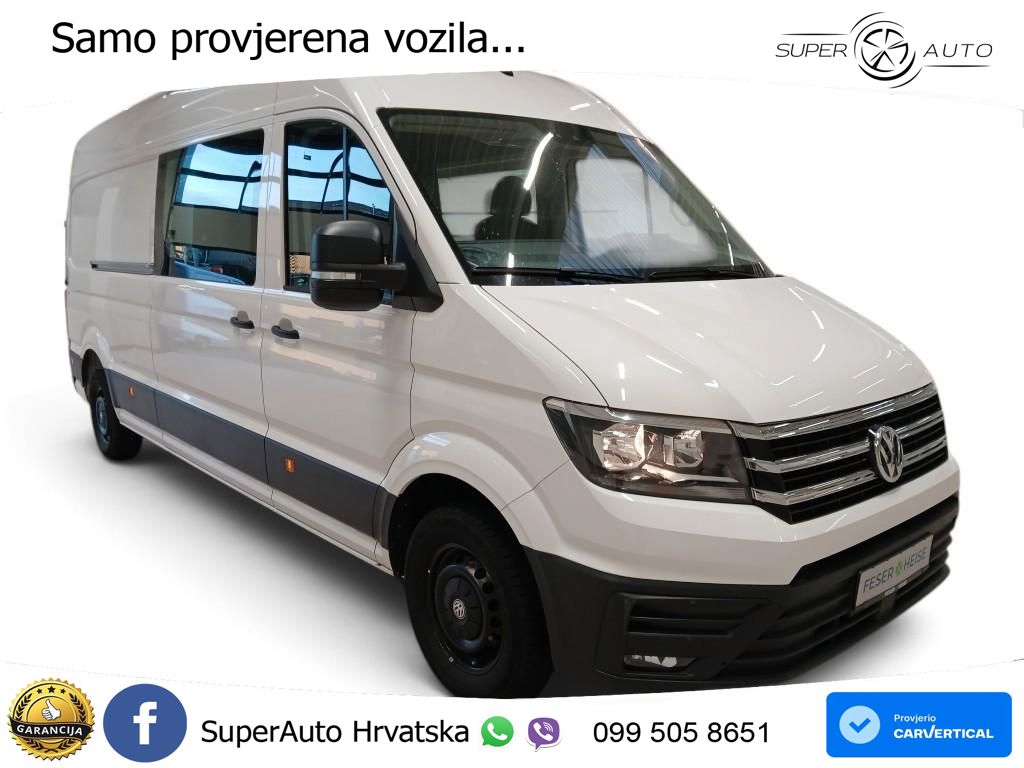 Volkswagen Crafter Kasten langer Radstand 2.0 TDI Rear View 177 KS
