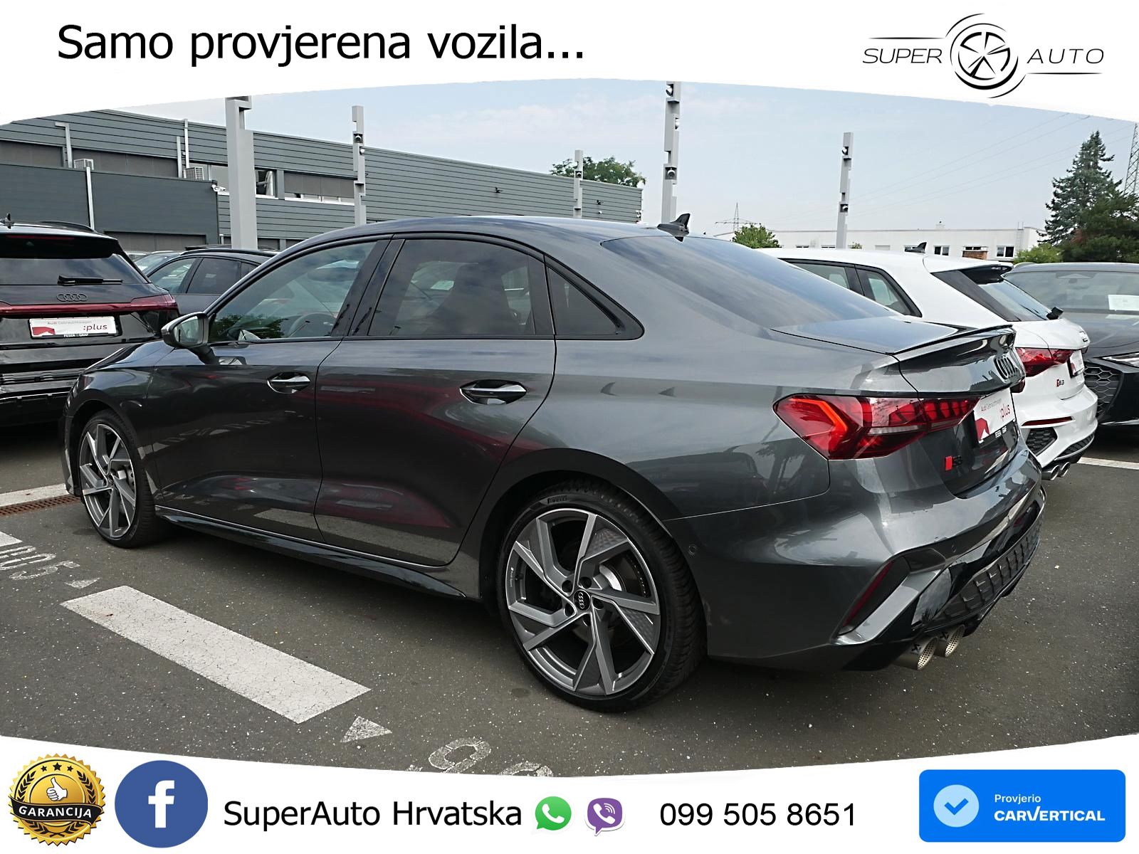 Audi S3 Limuzina 2.0 TFSI (333 KS) quattro S tronic LED+GR SJED+ACC