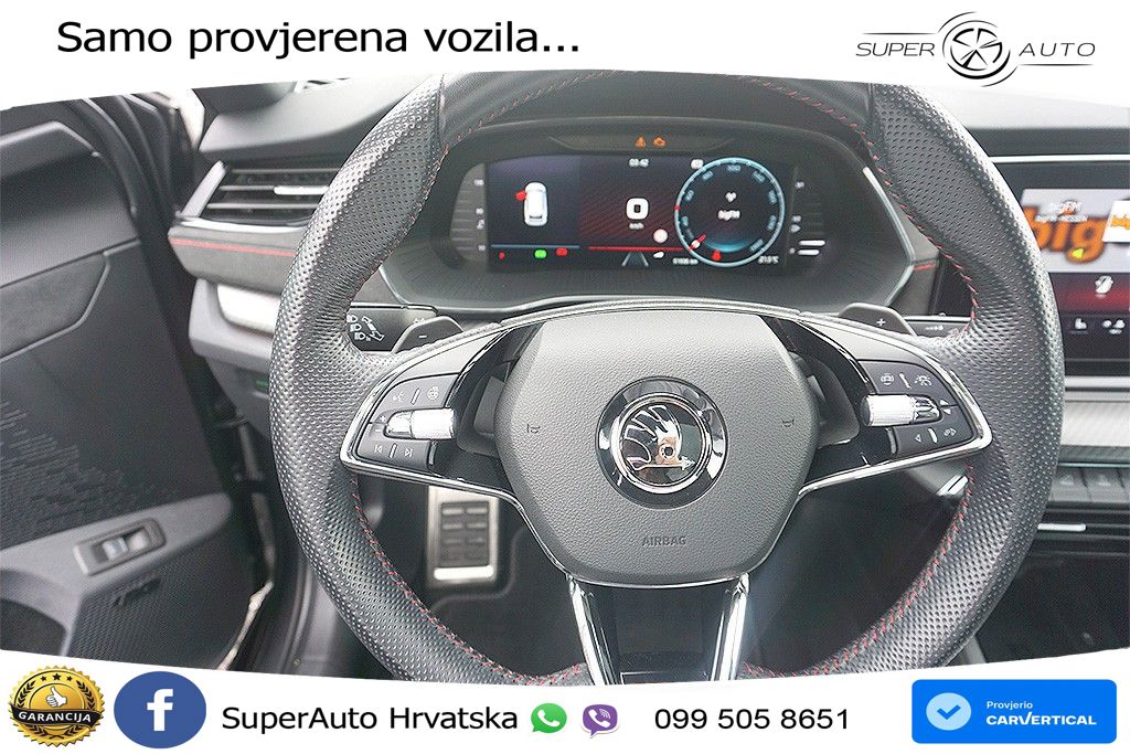 Škoda Octavia Combi RS 2.0 TDI (200 KS) 4x4 DSG LED+GR SJED+ACC