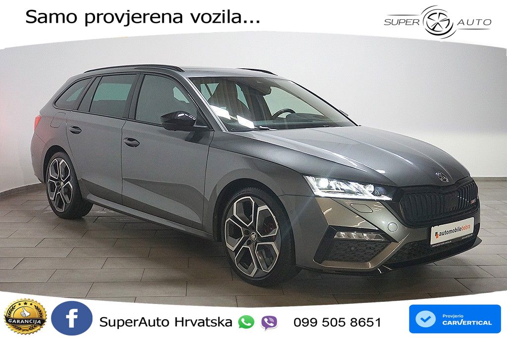 Škoda Octavia Combi RS 2.0 TDI (200 KS) 4x4 DSG LED+GR SJED+ACC