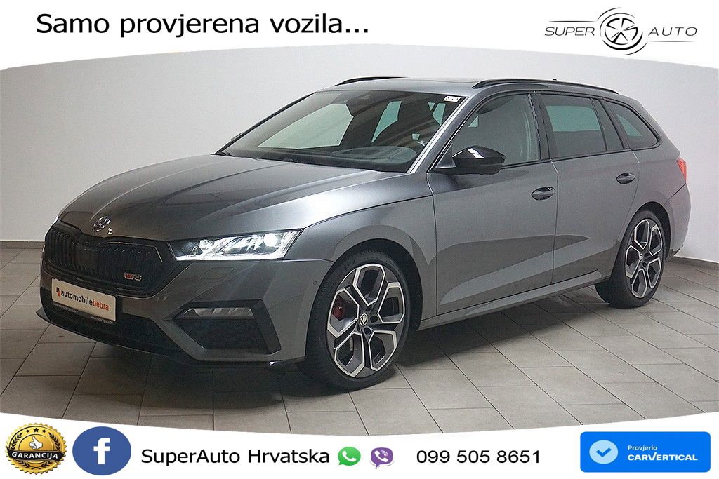 Škoda Octavia Combi RS 2.0 TDI (200 KS) 4x4 DSG LED+GR SJED+ACC