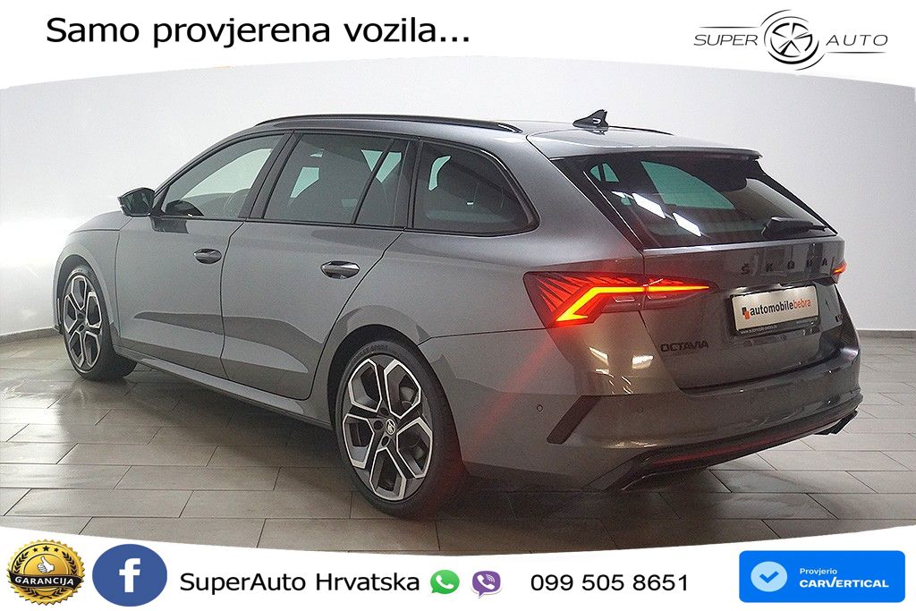 Škoda Octavia Combi RS 2.0 TDI (200 KS) 4x4 DSG LED+GR SJED+ACC
