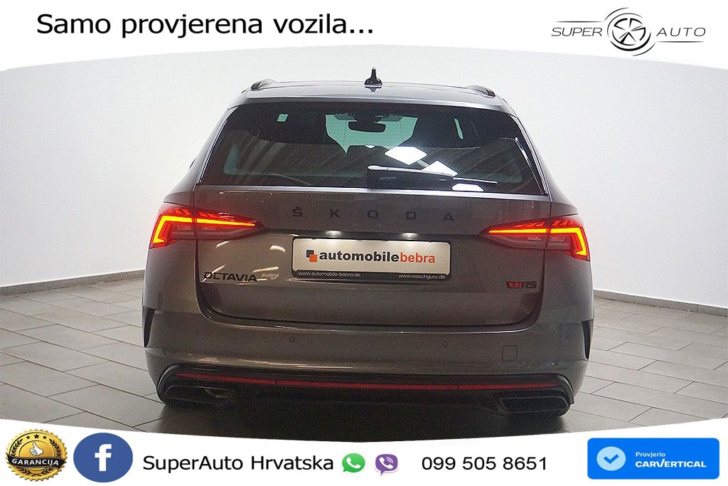 Škoda Octavia Combi RS 2.0 TDI (200 KS) 4x4 DSG LED+GR SJED+ACC