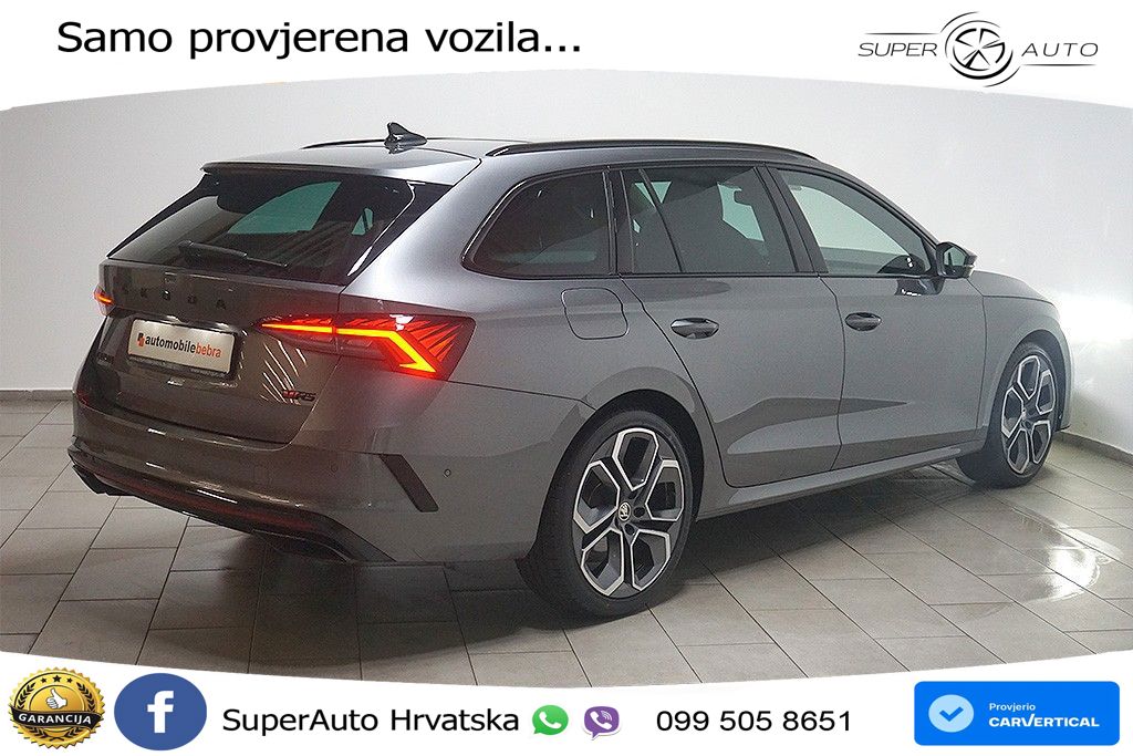 Škoda Octavia Combi RS 2.0 TDI (200 KS) 4x4 DSG LED+GR SJED+ACC