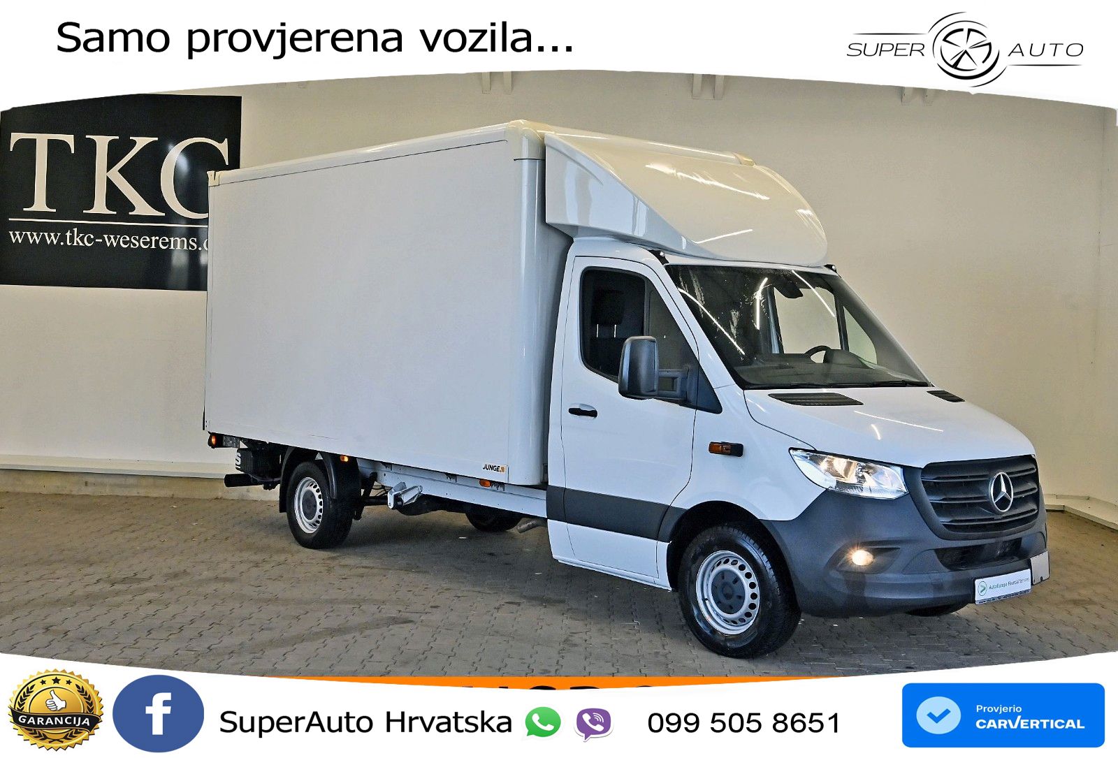 Mercedes-Benz Sprinter 317 CDI Maxi Koffer Dachspoiler LBW A/C 170 KS