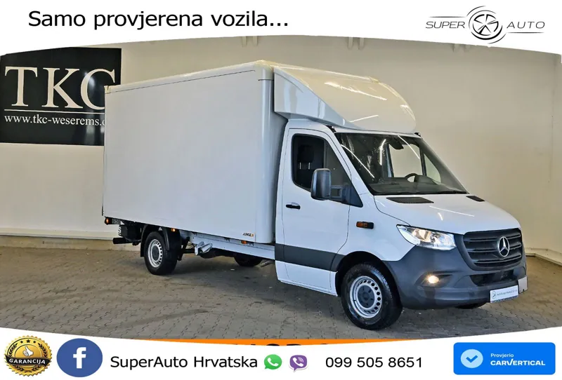 Mercedes-Benz Sprinter 317 CDI Maxi Koffer Dachspoiler LBW A/C 170 KS