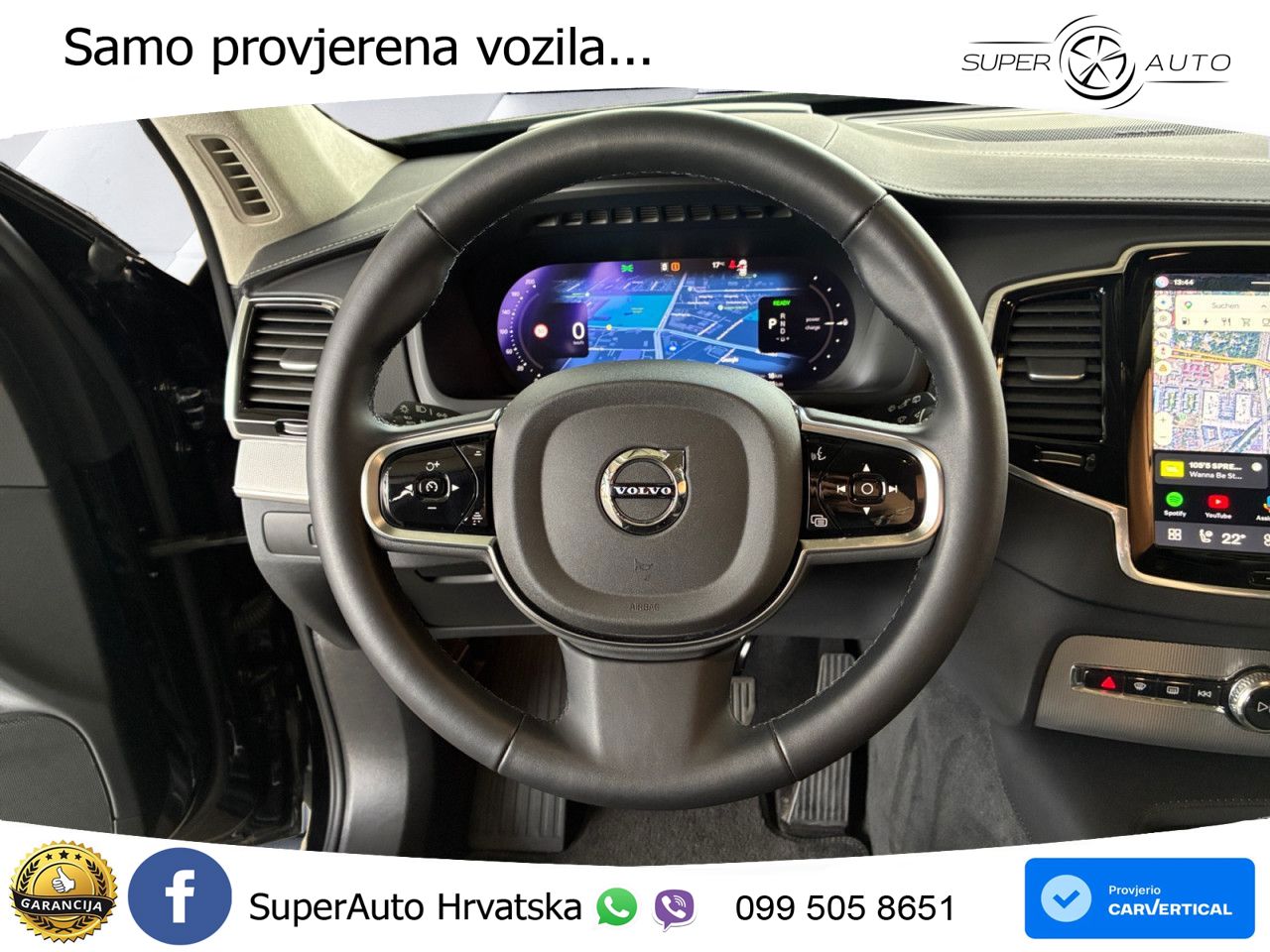 Volvo XC90 2.0 T8 AWD Automatic ACC+HEAD+4xGR SJED+360+PANO