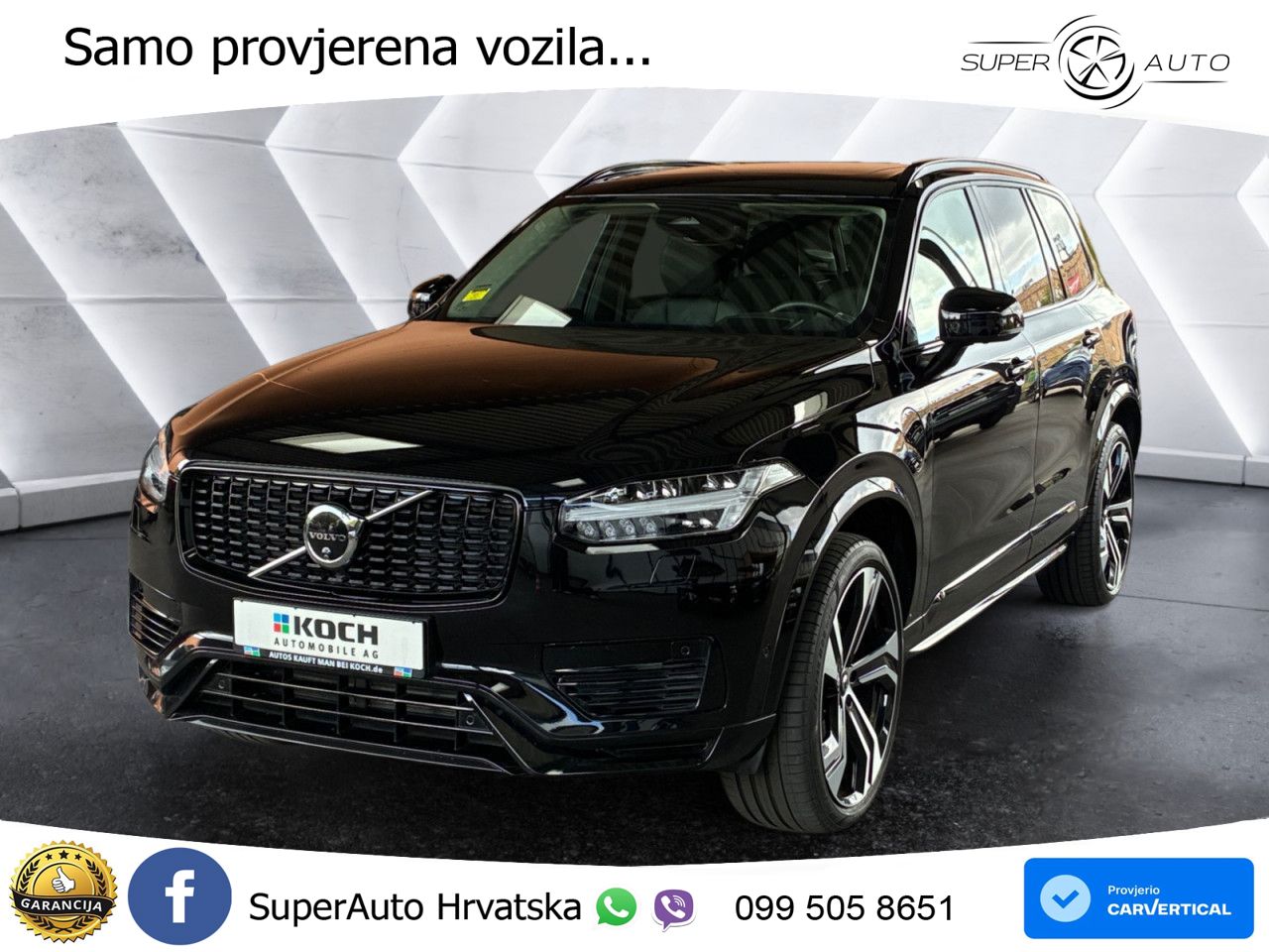 Volvo XC90 2.0 T8 AWD Automatic ACC+HEAD+4xGR SJED+360+PANO