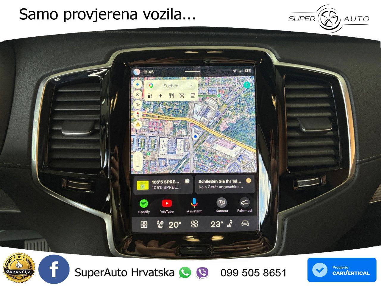 Volvo XC90 2.0 T8 AWD Automatic ACC+HEAD+4xGR SJED+360+PANO