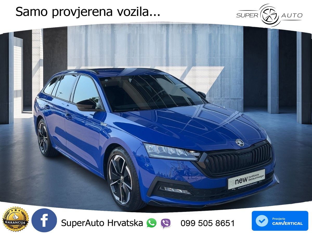 Škoda Octavia Combi 2.0 TDI (150 KS) DSG SportLine
