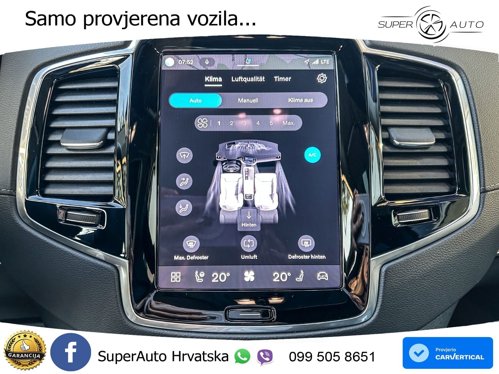 Volvo XC90 2.0 B5 Diesel AWD Automatic ACC+HEAD+4xGR SJED+360+PANO