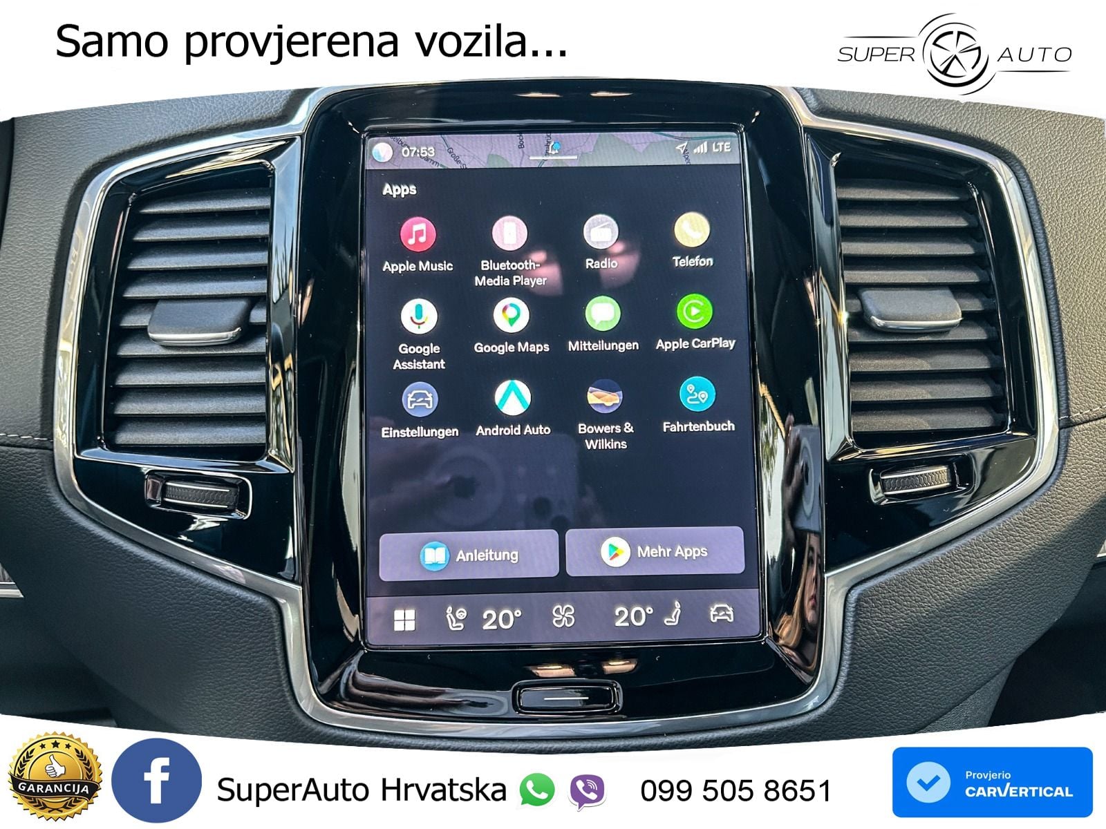 Volvo XC90 2.0 B5 Diesel AWD Automatic ACC+HEAD+4xGR SJED+360+PANO