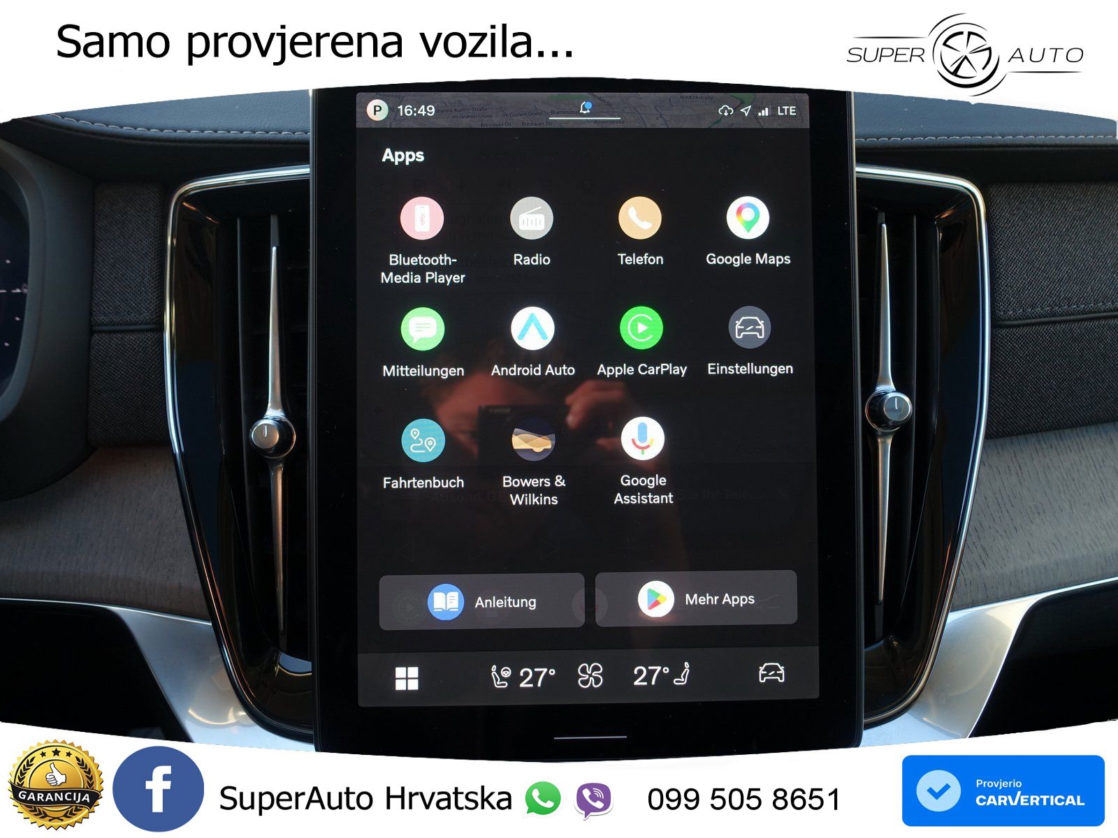 Volvo XC90 2.0 T8 AWD Automatic ACC+HEAD+4xGR SJED+360+PANO