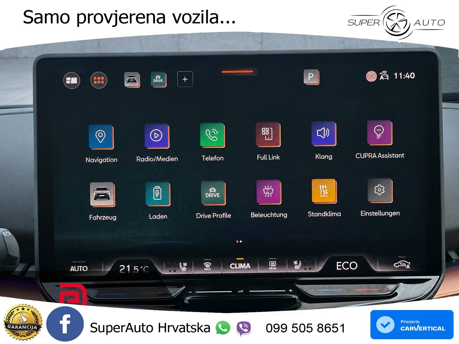 Cupra Tavascan 82 kWh (286 KS) LED+GR SJED+ACC